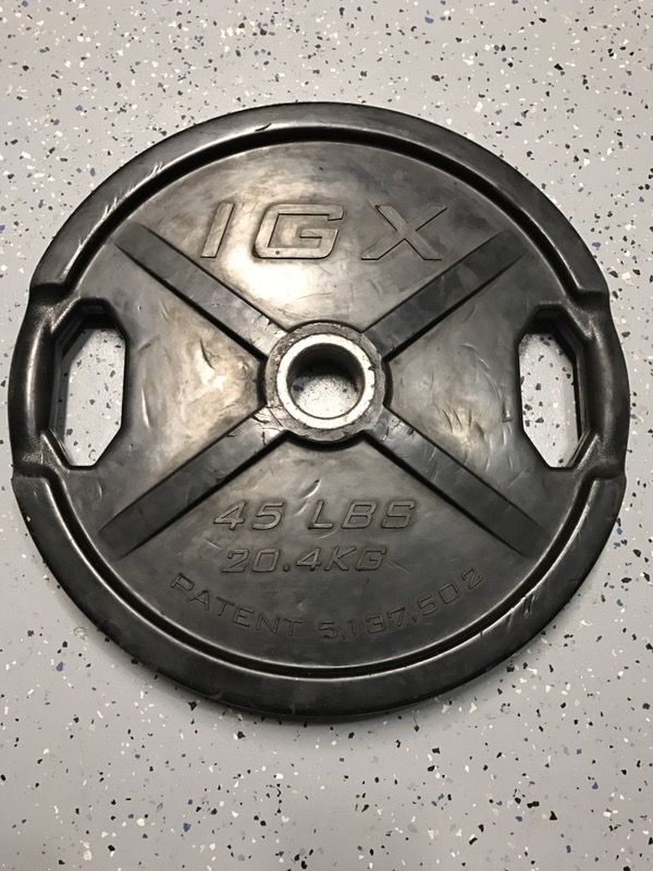 IGX 45lbs. Olympic Size Barbell Weight Plate for Sale in Four Corners