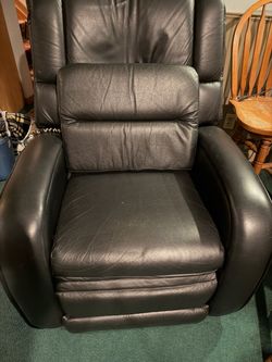 Berkline leather recliner massage chair