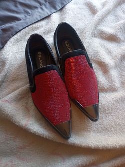 Bolano Ruby Red loafers 8.5
