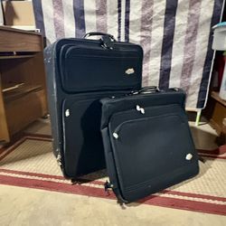 Skyway Luggage Set with Large Suitcase and Carry-On Bag