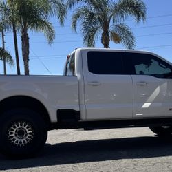 Kmc 445 Impact Custom Black / Ring 17x9 8x170 +0 Offset With Toyo R/T Trail 37x12.50R17 Tires🔥🔥🔥