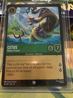 Disney Lorcana foil card