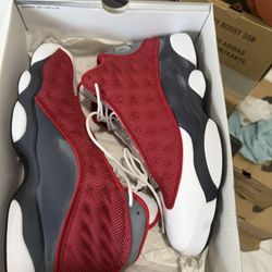 Red Flint Retro Jordan 13 - Size 10.5  (2021) 