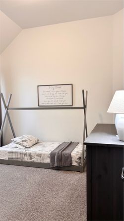 Twin Floor Bedframe for Kids, Montessori