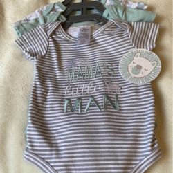 3 Piece Onesie- Baby Boy