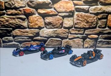 Hot Wheels F1 Formula 1 Car Lot of 3 Loose $12