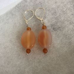 Aventurine and Agate Earrings