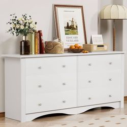 Dresser for Bedroom with 6 Drawer