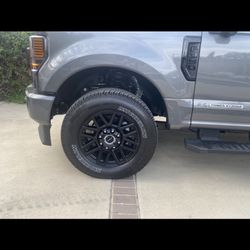 New Blackout Package 20” Rims &Tires Off A 2023 FORD -F350. 