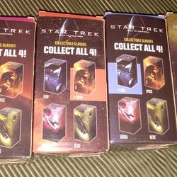 Complete Lot Of 4 New In The Box Star Trek Highly Collectable Display Cup Deal
