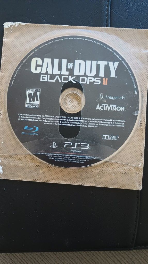 PS3 Call Of Duty Black Ops 2 Game