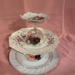 Vintage 3-tier Serving Dish