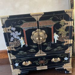 Korean Chest And mirror 