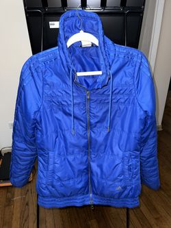 Adidas Neon Blue Jacket Size S