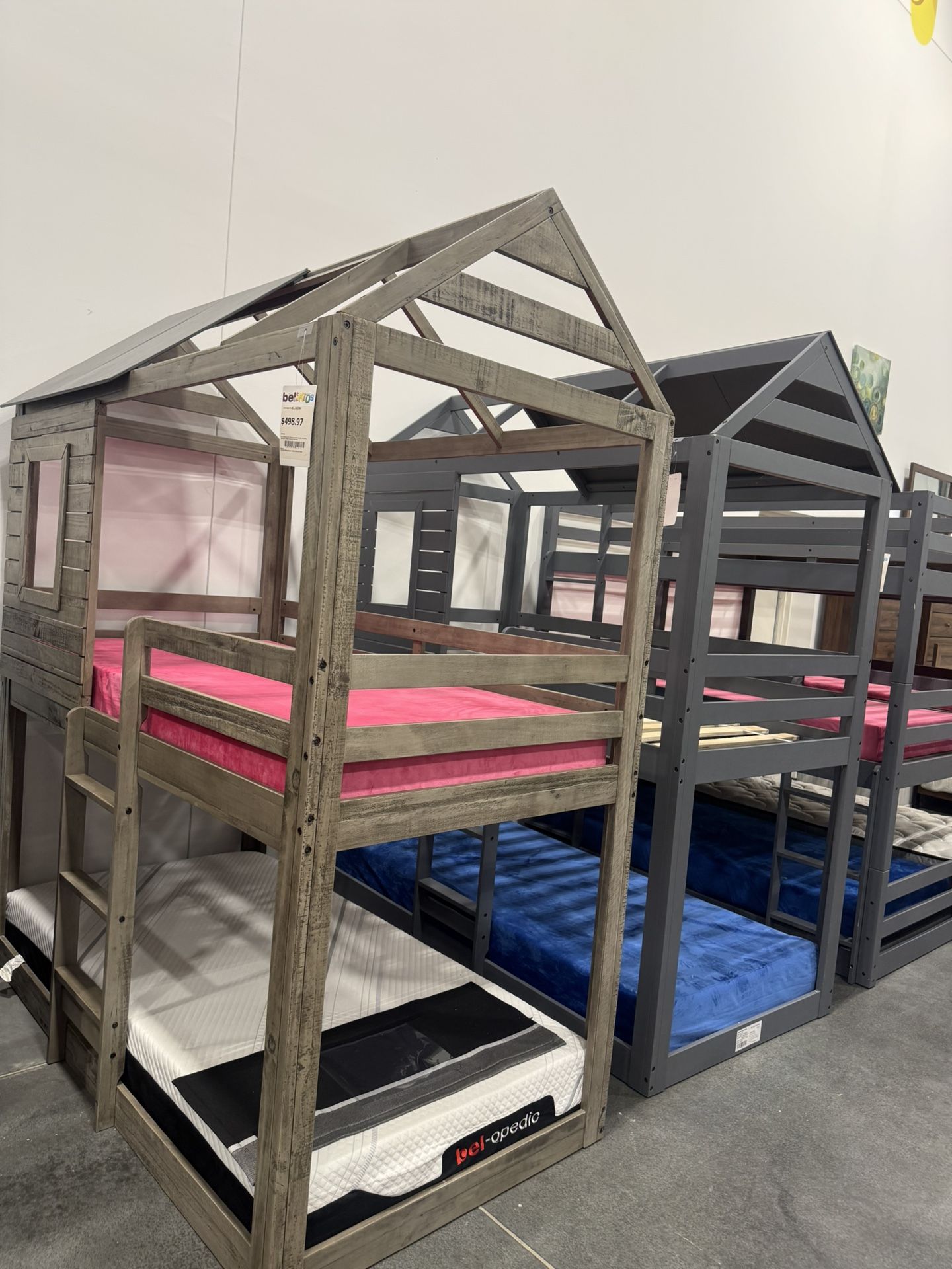 TWIN OVER TWIN HOUSE BUNK BED