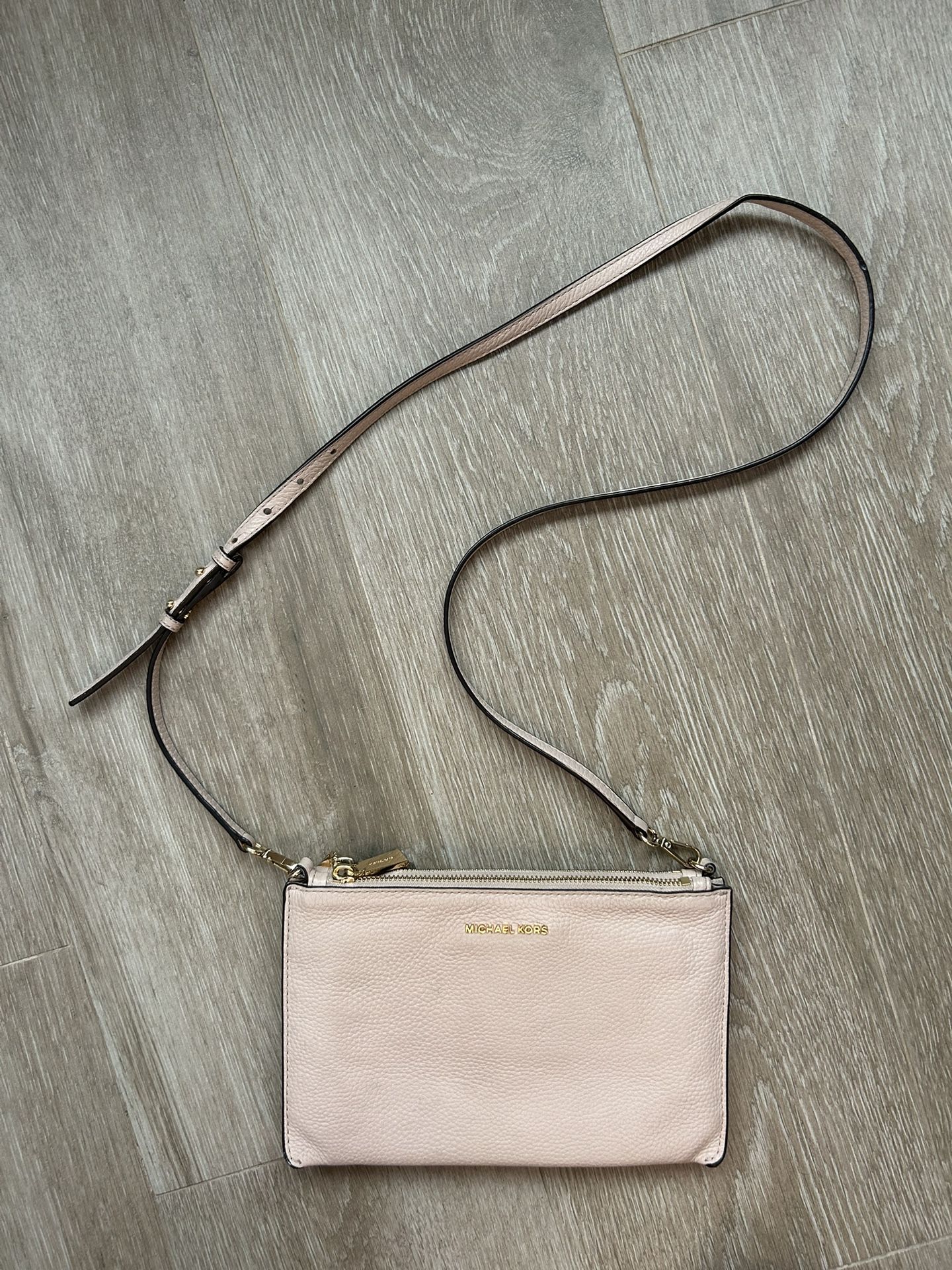 Michael Kors Purse Handbag Crossbody Wallet Leather Pink