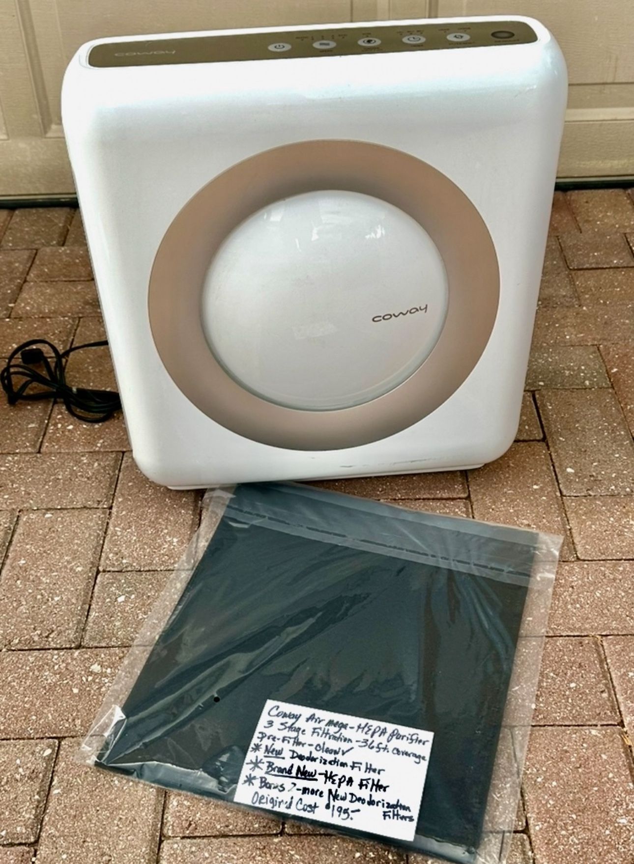 BUY 1 Or 2 COWAY AIR-PURIFIERS EXCELLENT LIKE NEW-With All New Filters Original $200 Now sale $100 Each