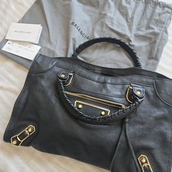 Balenciaga Mini Classic Metallic Edge City Bag