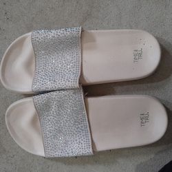 Glittery Slip Ons 