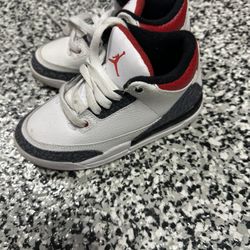 Kids Jordan Cement 3’s 