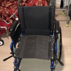 Wheelchair it works very good Everything works good and it has a seatbelt