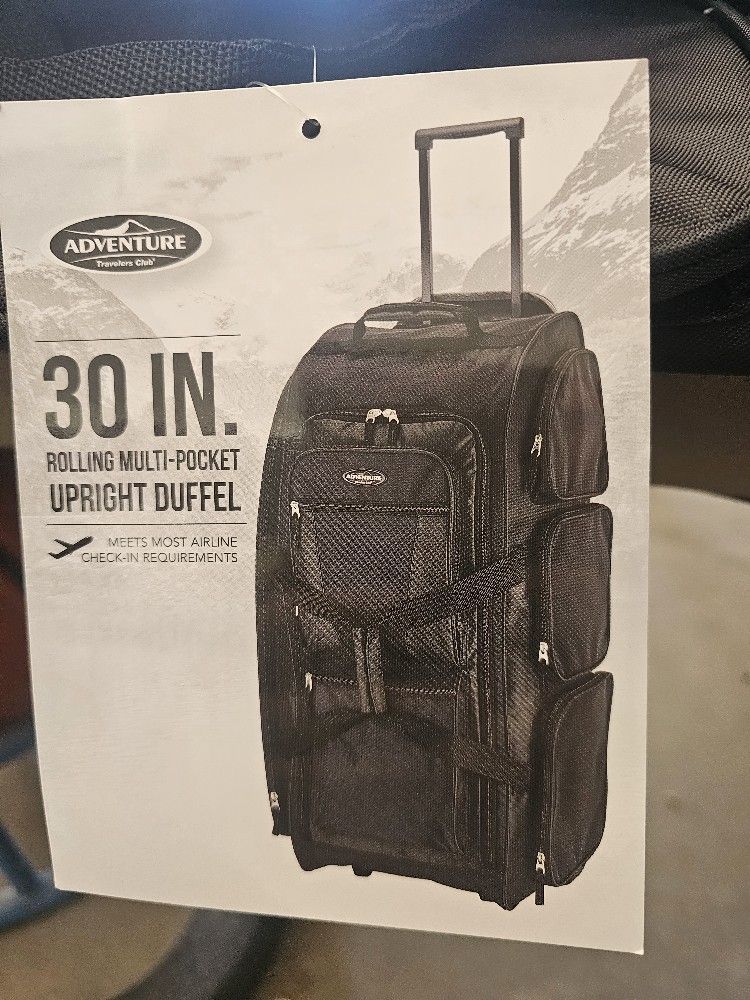 Brand New Gear Bag / Rolling Suit Case ( All Black))...fits All Your Tactical Gear