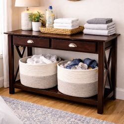 Solid Wood Console Table/Entryway Table