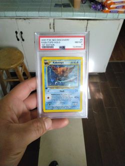 Pokemon PSA8 Kabutops