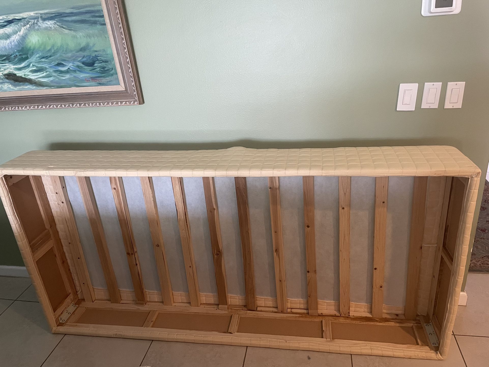 🌟King Metal Bed Frame and Padded Box Springs🌟