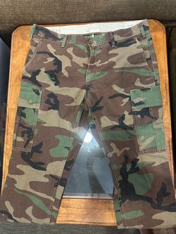 Polo Ralph Lauren Military Camo Cargo Pants Slim Fit - Size 33