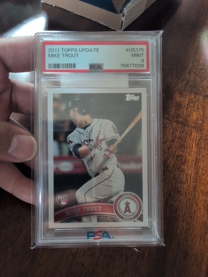 2011 Topps Update Series - #US175 Mike Trout (RC) PSA 9