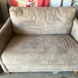 Tan Love Seat