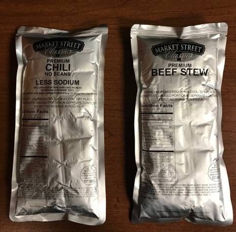 New MREs 2018 Beef Stew Chill 24 meals