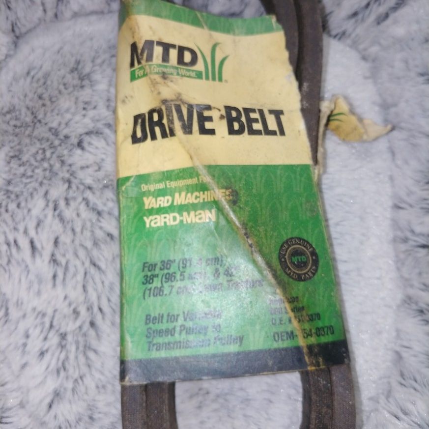 Mtd Yard Machine Yard Man Belt (contact info removed)