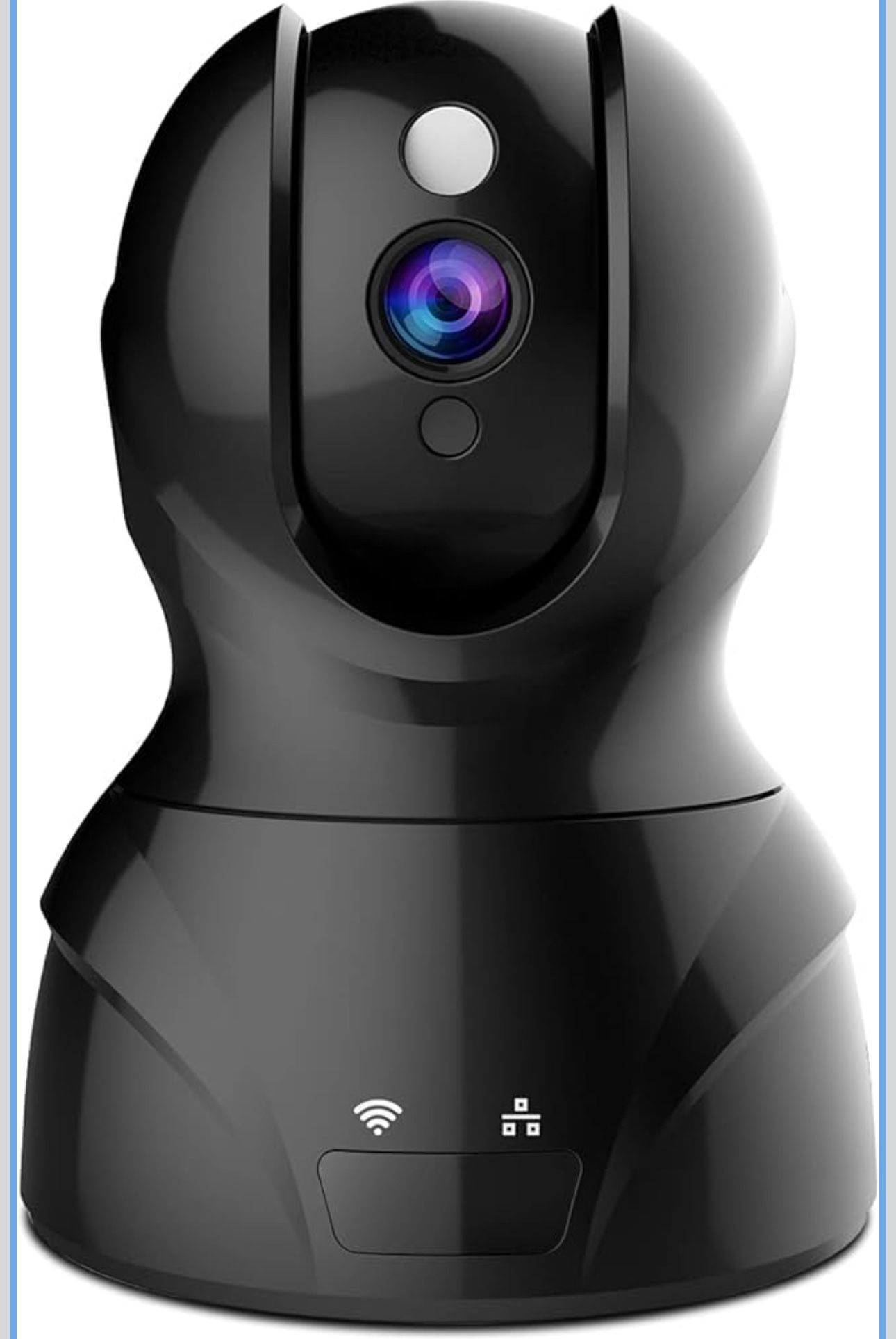 Wireless Security Camera Mw/Alexa, Pan/Tilt, Motion Det. W Mounting Set