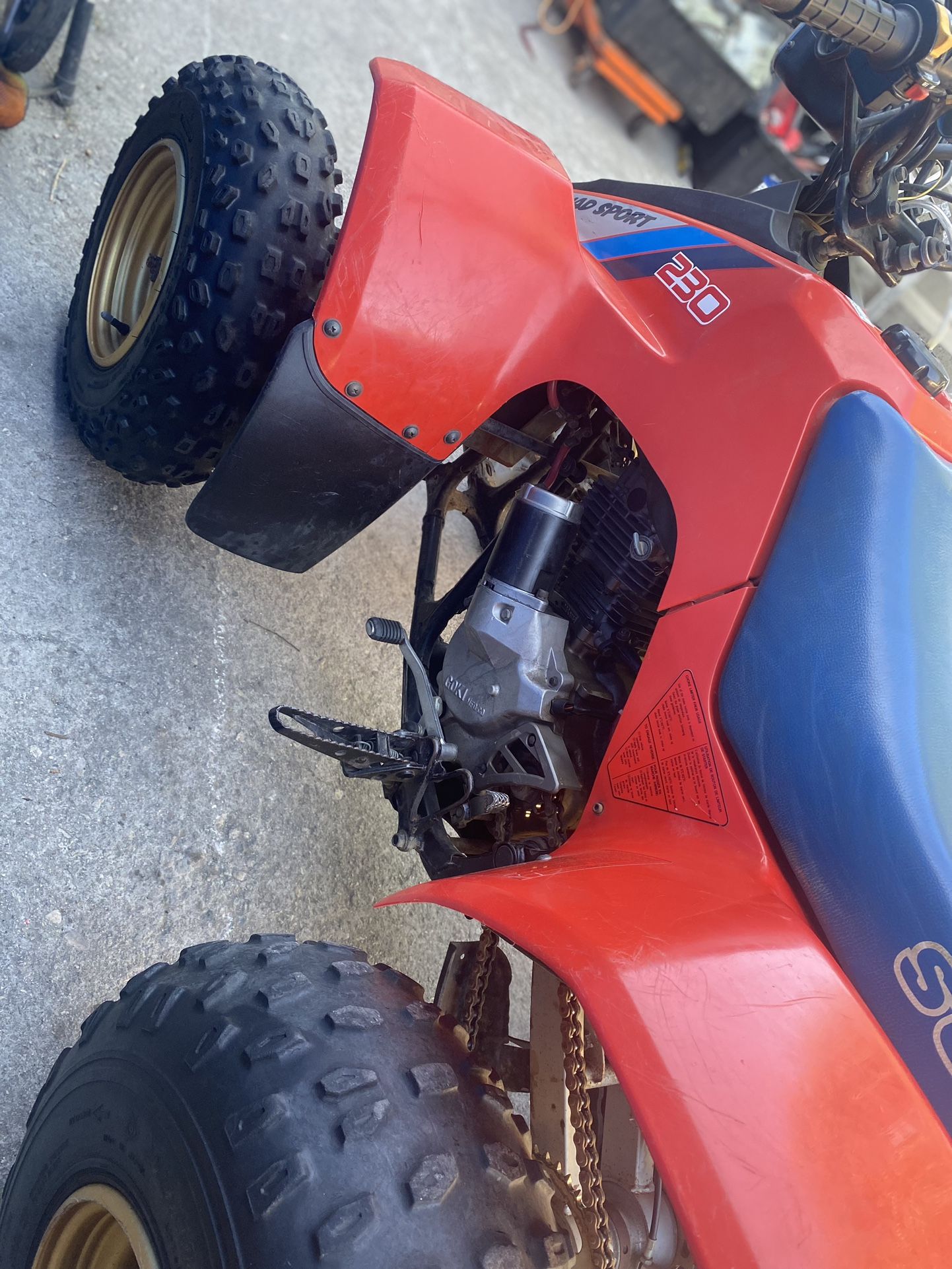 Suzuki Quad Sport And Ramp