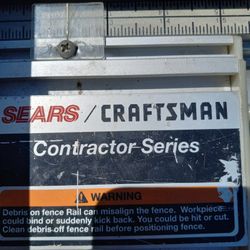 CRAFTSMAN PRE 1990 TABLE SAW 10", 3HP