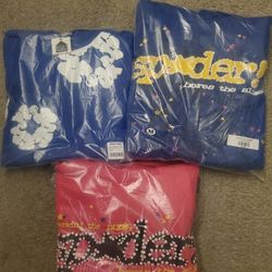 New Size Medium Spider And Denim Tear Hoodie