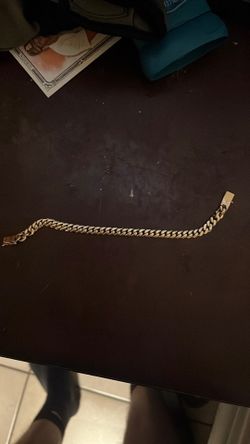 14k Cuban like bracelet
