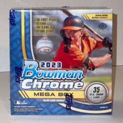 2023 Bowman Chrome Baseball Mega Box Brand New Factory Sealed MLB Cards Corbin Carroll RC ? Christmas Present Xmas Gift