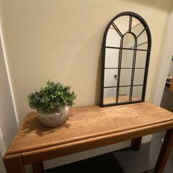 Wood Console Table