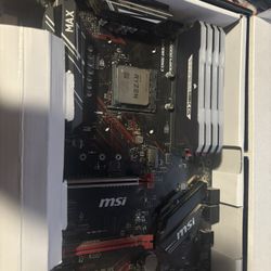 MSI B450 Motherboard, AMD ryzen 5 3600, 32 Gb DDR4 RAM