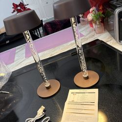 Snotme New 2 Cordless Bubble, Stem Table Lamps