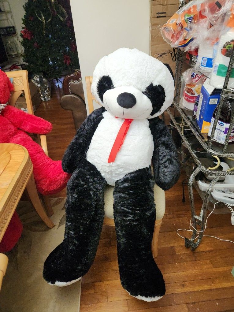  5 Foot And Over Valentines Stuffed Animal Teddy Bear. Obo