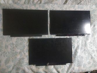 3 laptop LCD  14" screen one touch screen.