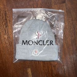 Grey Moncler Beanie