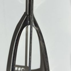 stainless steel ice cream or cookie dough scoop with a spring-loaded trigger release