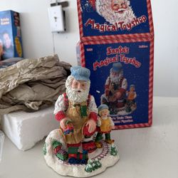 Cheryl Ann 1995 Santa's Magical Toy Shop Santa’s Train Time NIB Original Packaging