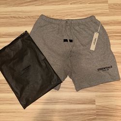 Essentials Shorts Grey  Size Large