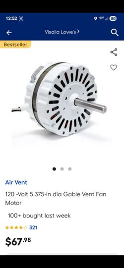 Attic gable fans new